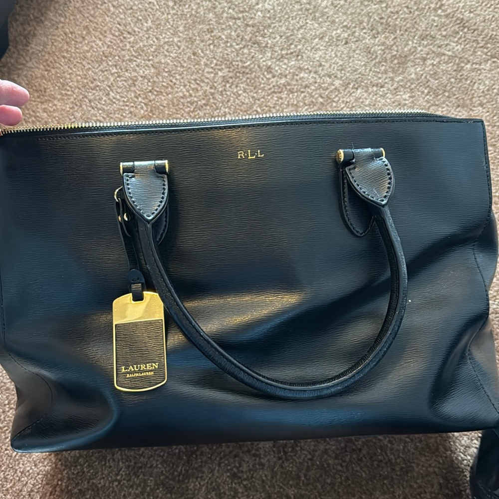 Ralph Lauren Black Executive Bag/Satchel